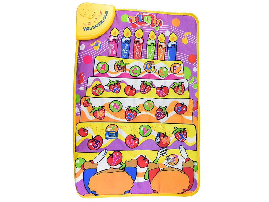 Mali brinquedo Educativo Interativo Abc Tapete de Aprendizagem Alfabeto Infantil com Música