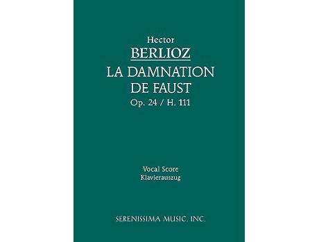 Livro La Damnation de Faust Op24 Vocal score French Edition de Hector Berlioz (Francês)