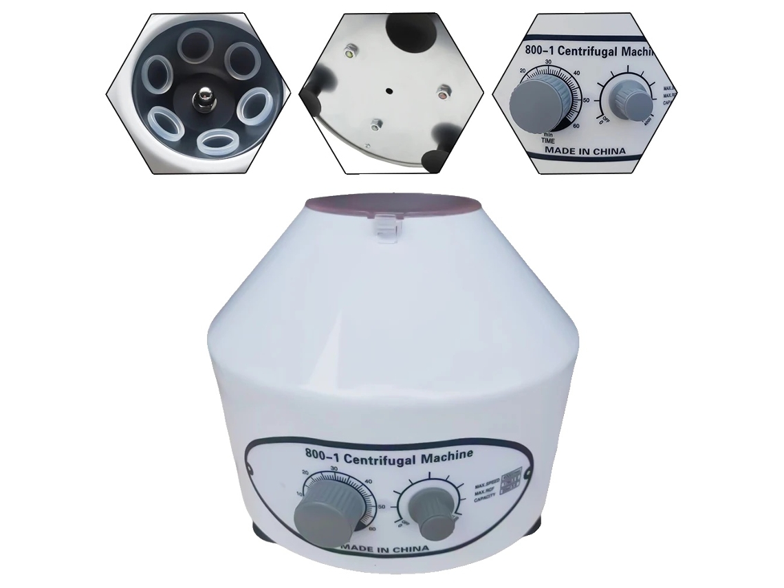 Máquina De Centrífuga Laboratorial, Motor De 25w, Capacidade Para 6x20ml Oem