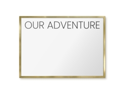 Magnetic Glass Board Our Adventure For The Hall Espelharte (70x50 Cm)