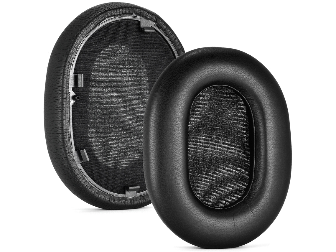 Almofadas De Substituição Para Fone De Ouvido Bluetooth Sony Wh 1000xm5, Couro Sintético, Preto Siurn