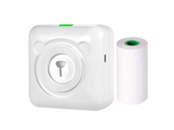 Mini impressora térmica, mini impressora térmica sem fio usb 203dpi bolso foto máquina móvel terreno TOPOFLY