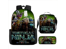 Conjunto de Três Peças Da Mochila KOHREE Teenage Mutant Ninja Turtles