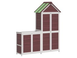 Garden Tool Shed Set, Garden Tool Shed Sets Vidaxl Marrom Madeira De Pinho (n/a)