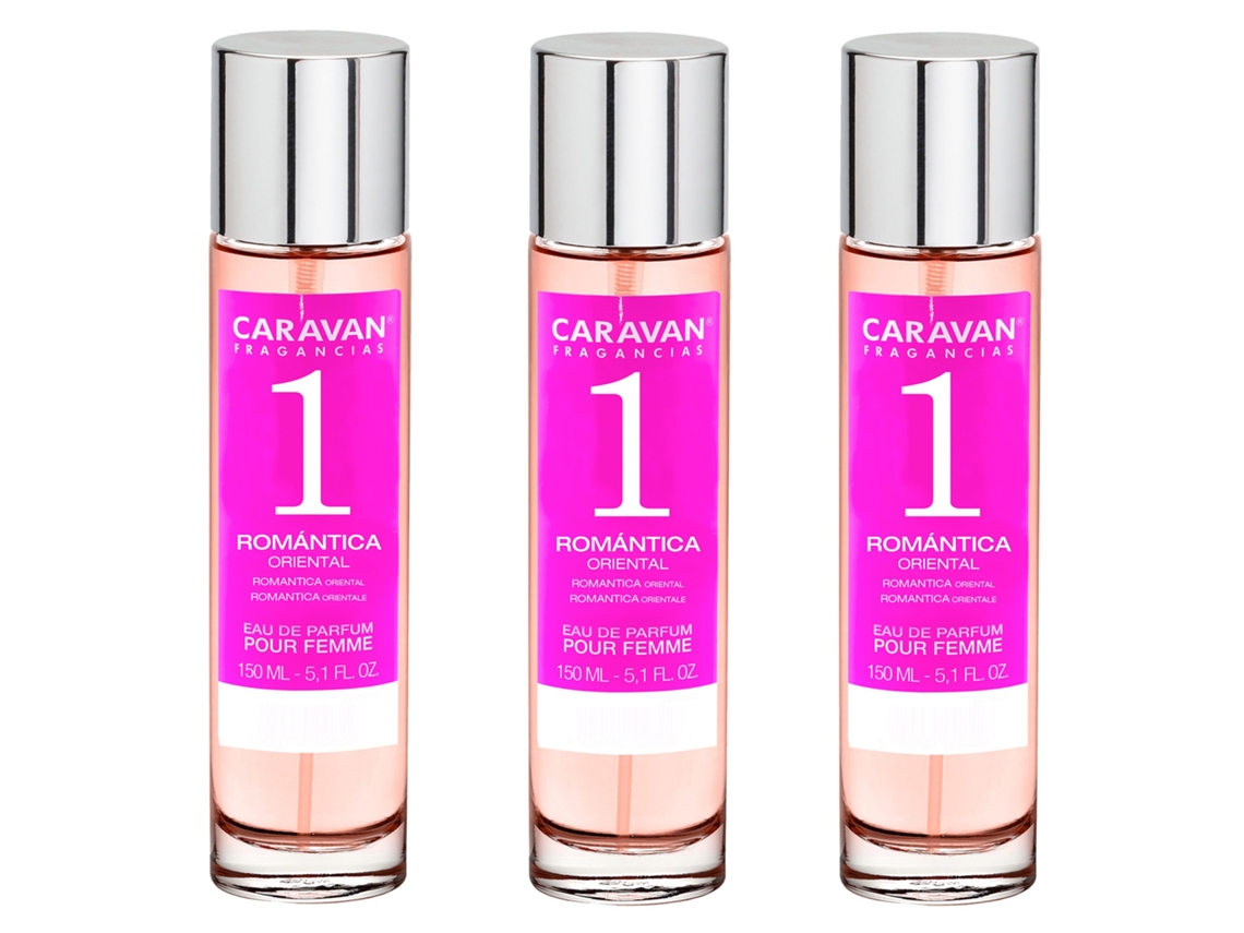 3X CARAVAN Perfume de Mulher Nº1 150Ml