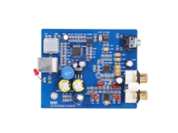 Módulo Amplificador Áudio Hifi Dac Decoder Sa9023 Es9018k2m Placa Som Externa 24bit 96k | S/MARCA