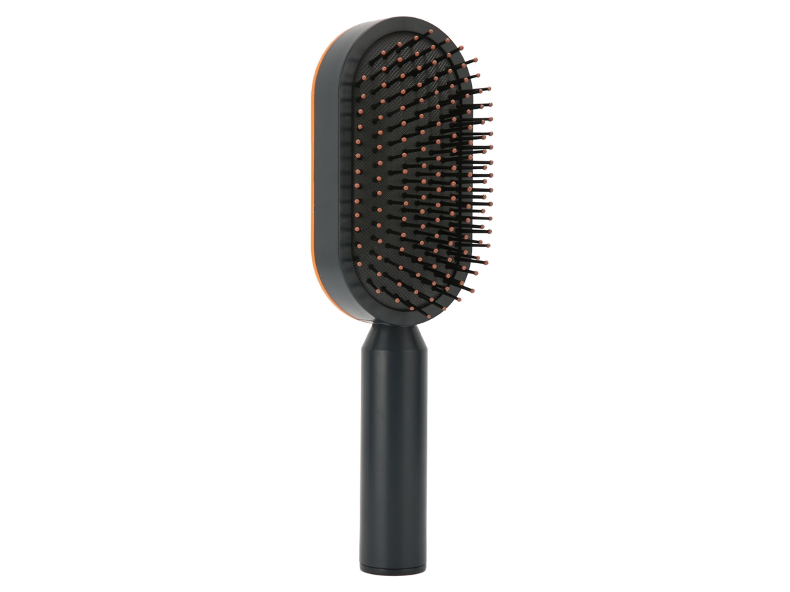 2026 pincel de Pelo com Almofada Portátil para Desenrolar e Massagear o Couro Cabeludo, Ferramenta de Penteado Cor Níquel