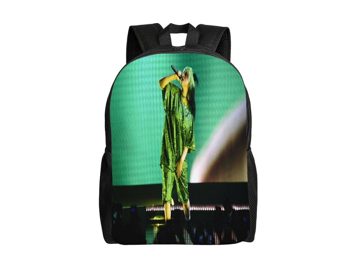 Mochila Billie Eilish R218 Para Escola E Trabalho, Leve E À Prova Dágua, Mochila Estilosa Para Estudantes E Adultos W218 Olysi Shop