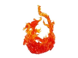 Peças Com Efeito Star Soul, Modelo Flame Gundam, Enfeites Decorativos Em Chama Vermelha