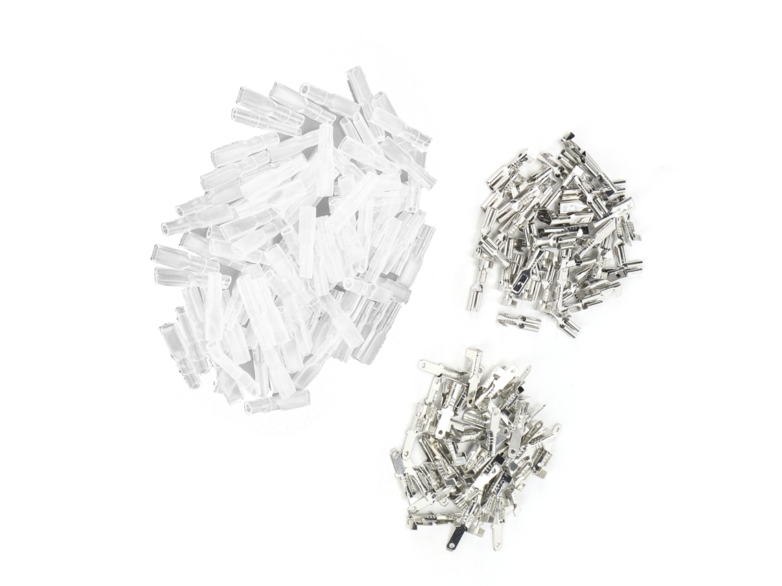 Conectores De Espátula Com Mangas Isolantes 2.8mm