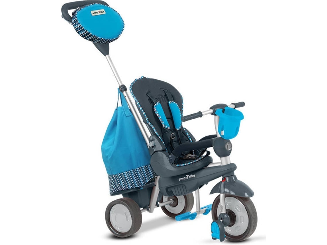 Triciclo SMARTRIKE Evolutivo Splash Azul 64 x 28 x 38cm Worten.pt