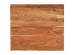 Vidaxl Tampo De Mesa Retangular 90x80x3,8 Cm Madeira De Acácia Maciça
