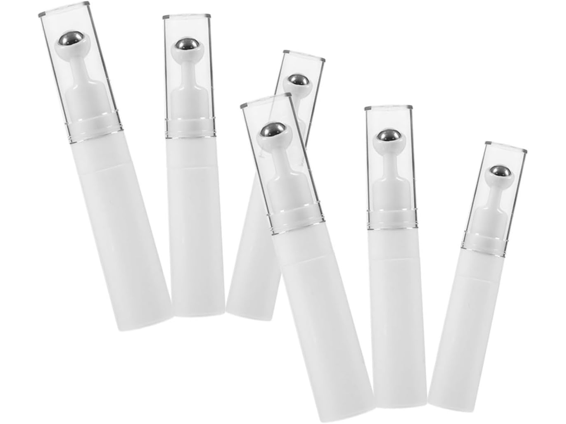 De 6 Frascos Roll-on Para Óleos Essenciais, Frascos Vazios E Recarregáveis Com Aplicadores.