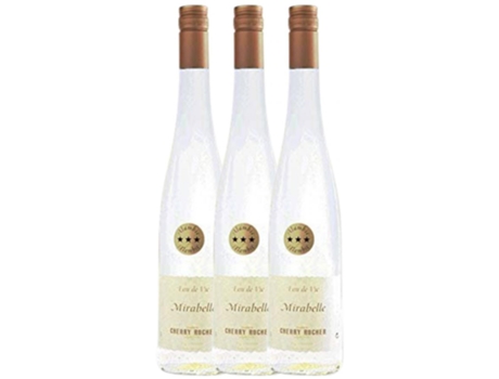 Cachaça CHERRY ROCHER Cherry Rocher Eau De Vie Mirabelle (0.7 L - 3 unidades)