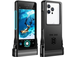 Bolsa Impermeável Universal Para Smartphone Ipx8, 4,7–6,8 Polegadas, Preta, Para Mergulho, Snorkeling E Proteção Subaquática Até 15 M