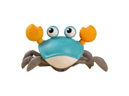 Mali brinquedo Caranguejo Crawling com Luzes Música Evitação Automática Recarregável Verde