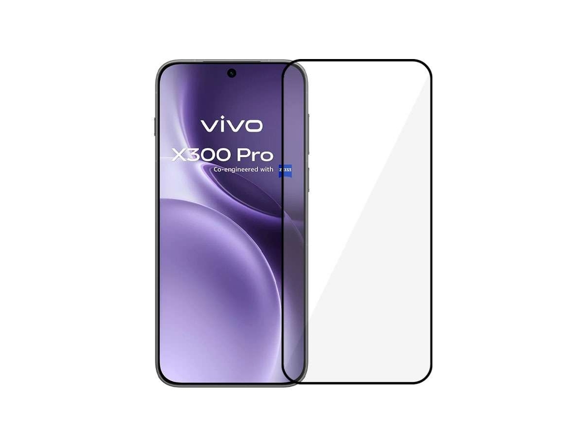 Película De Vidro Temperado Completa Preto Para Vivo X300 Pro