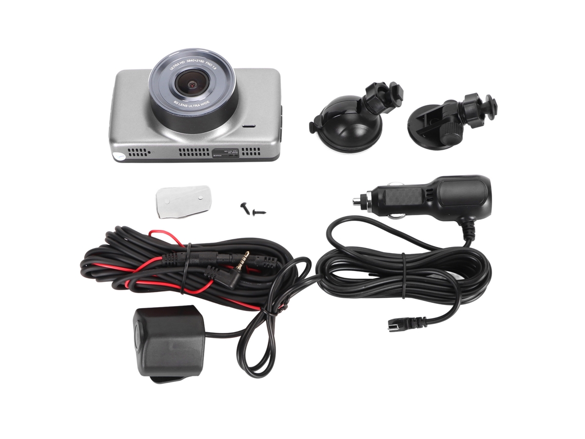 Dash Cam 4k Wifi Com Visão Noturna E G Sensor
