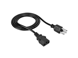 Laxiscreed Cabo De Energia De 3 Pinos Eua, 1,2m, 125v, Resistente E Compatível Para Uso Universal