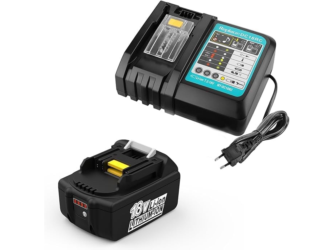 Bateria De Substituição Bl1840 18v 4,0ah Carregador 1,5a 7,2v18v Para Makita Bl1815 Bl1830 Bl1840 Bl1850 Lxt400 Dc18ra Dc18rc Zeuxo