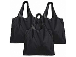 Conjunto de 3 Sacolas de Compras Dobráveis ​​e Reutilizáveis GOKOCO