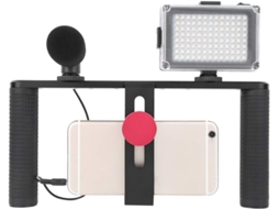 Suporte Estabilizador Para Celular Acuto Com Duas Mãos, Ideal Para Fotografia E Transmissões Ao Vivo, Com Aderência