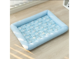 Tapete Refrescante, para Cães, Lavável, Respirável, Uso no Verão, 45x33 Cm, Azul AQUAFORGE