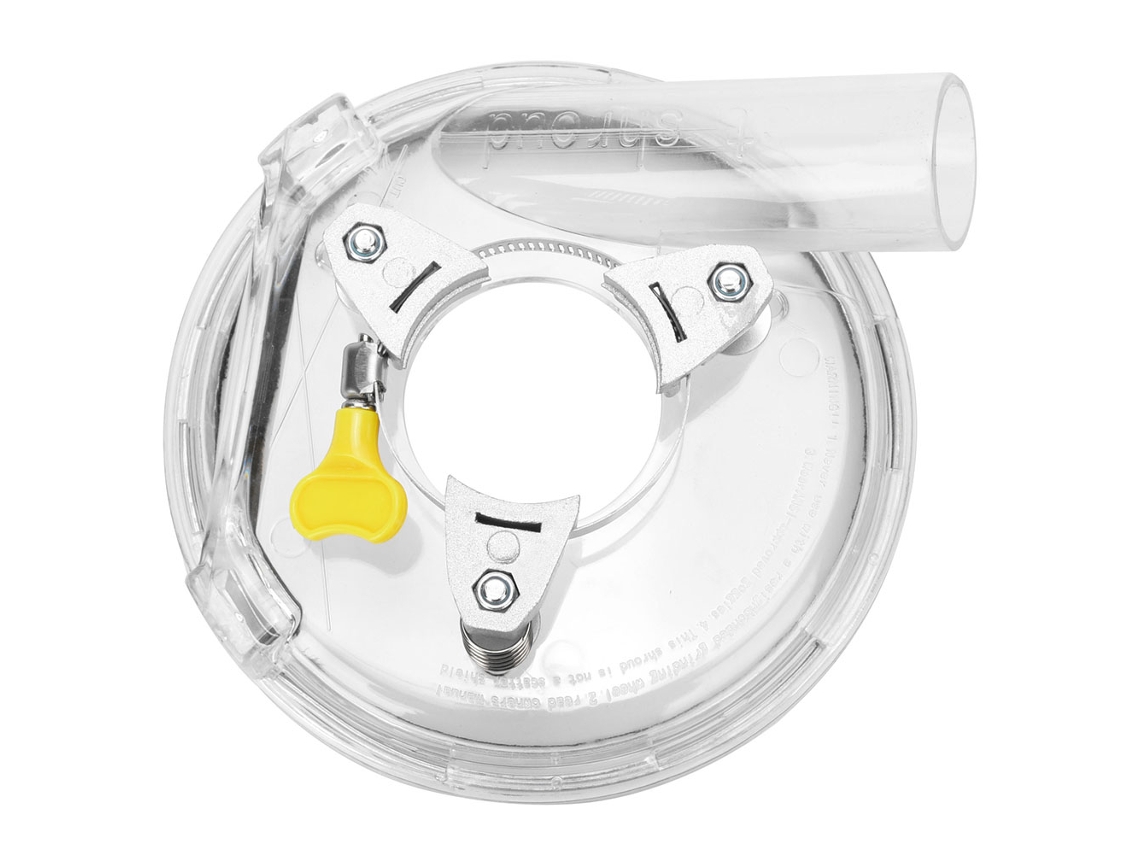 Kit Capa De Poeira Para Esmerilhadeira Ângulo Seco Acessório Ferramenta Elétrica Transparente Pc
