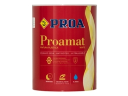 Tinta Mate Interior Anti-Mofo Antiverdín Proamat Almendra 0,75L