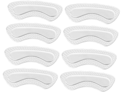 Conjunto De 4 Pares Protetores Calcanhar Silicone Antiderrapantes, Macios E Confortáveis, Para Sapatos Femininos