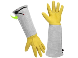 Luvas De Jardinagem De Couro Anti Corte Para Mulheres/homens Ferramentas Belo Presente