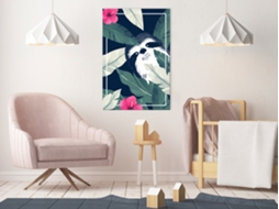 Quadro ARTGEIST Sloth in the Tropics (1 Part) Vertical (20x30)