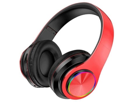 Auscultadores Bluetooth INTERSTELLAR Led (On Ear - Preto)