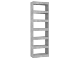 Book Cabinet, Book Cabinets Vidaxl Cinzeto Madeira Processada (n/a)