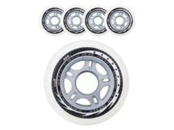 Rodas de Patins Woow 74A 4 Unidades Prateado 84 Mmtempish