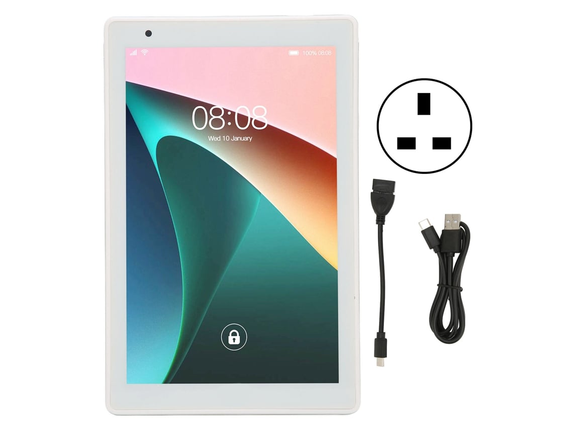 Tablet para chamadas (tela de tecido de 8 polegadas, memória expansível de 128 GB)