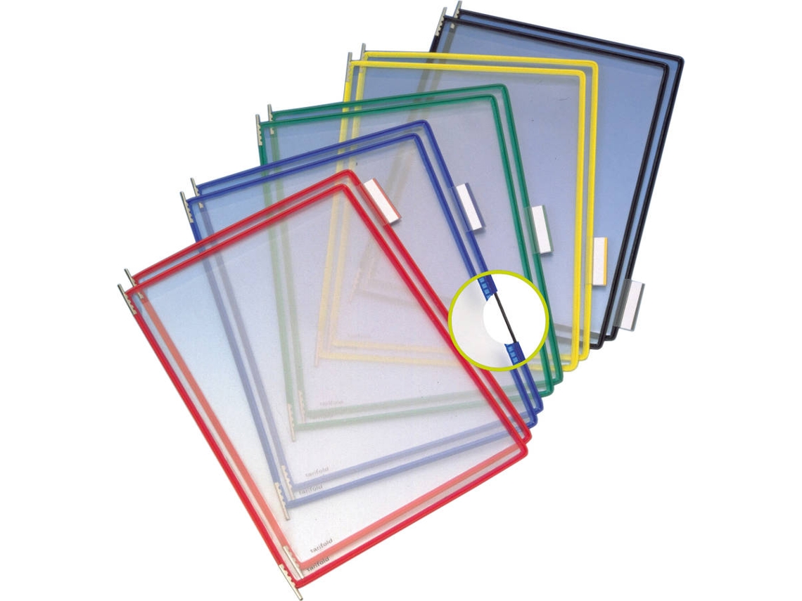 Capas TARIFOLD (Azul - PVC - A4)