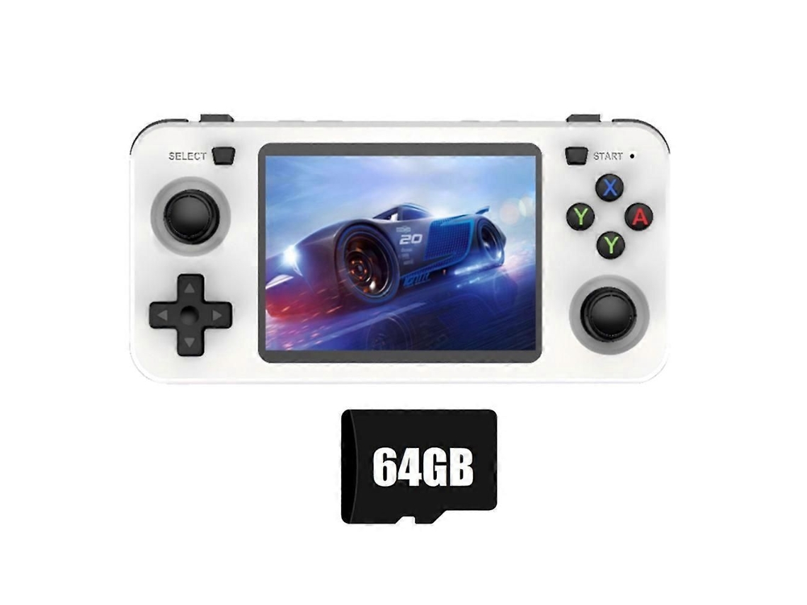 R36h Retro Handheld Game Console 64g 20000+ Jogos Linux 3.5 Polegadas Portátil Pocket Video Player para Presente Inf Antil a GOKOCO