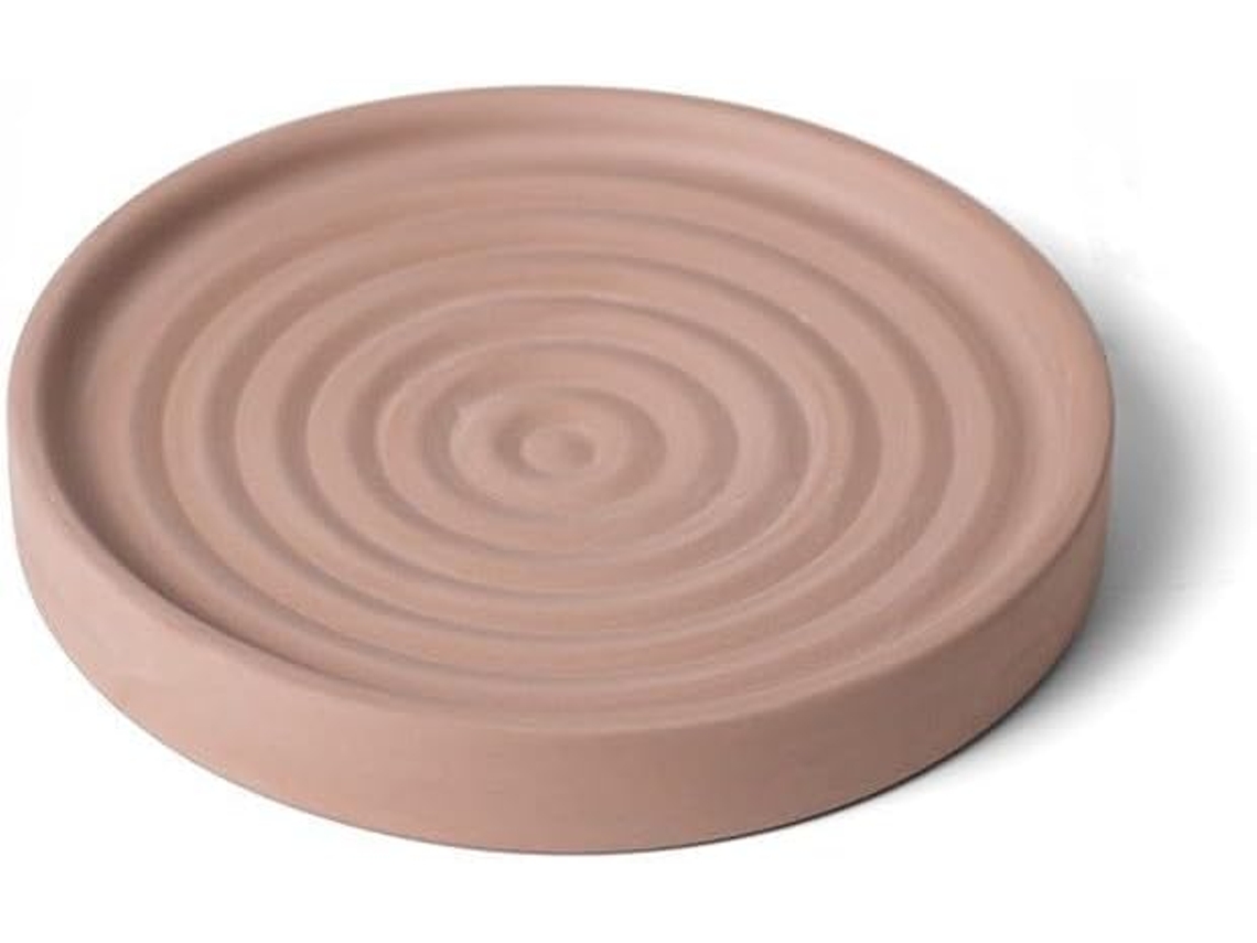 Banheiro E Cozinha: Bandeja Redonda De Cerâmica Com Terra Diatomácea Para Detergente De Secagem Rápida