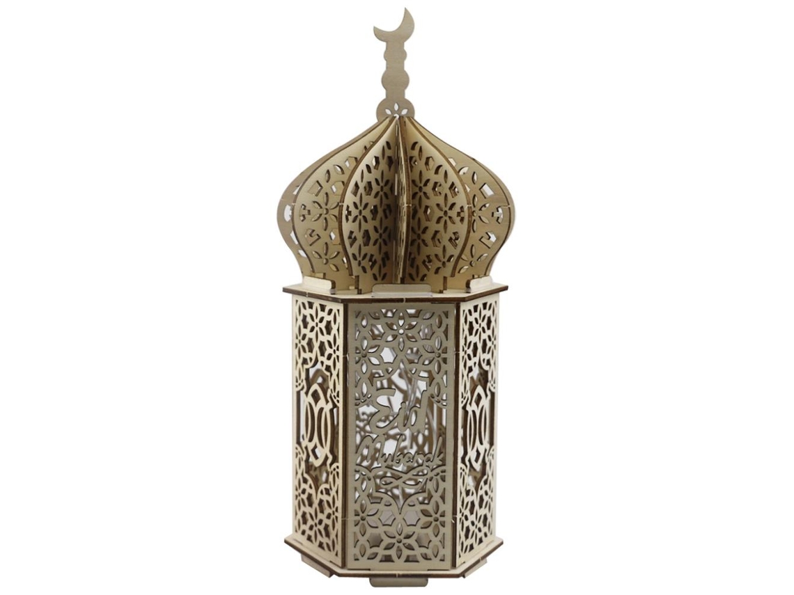 Lâmpada Led Decoração Ramadã Eid Mubarak