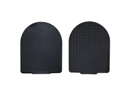Tapete de Silicone AQUAFORGE para Ralo, formato U, preto