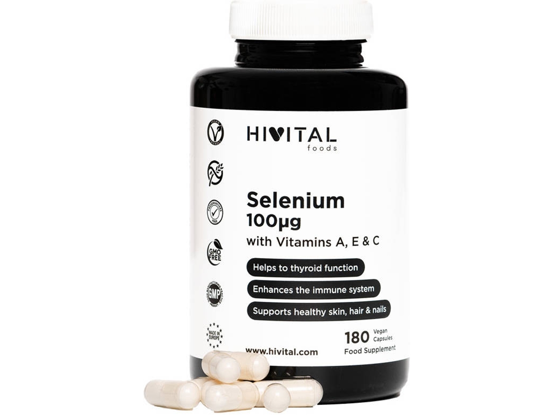 Suplemento Alimentar HIVITAL Selênio (180 Cápsulas Veganas)