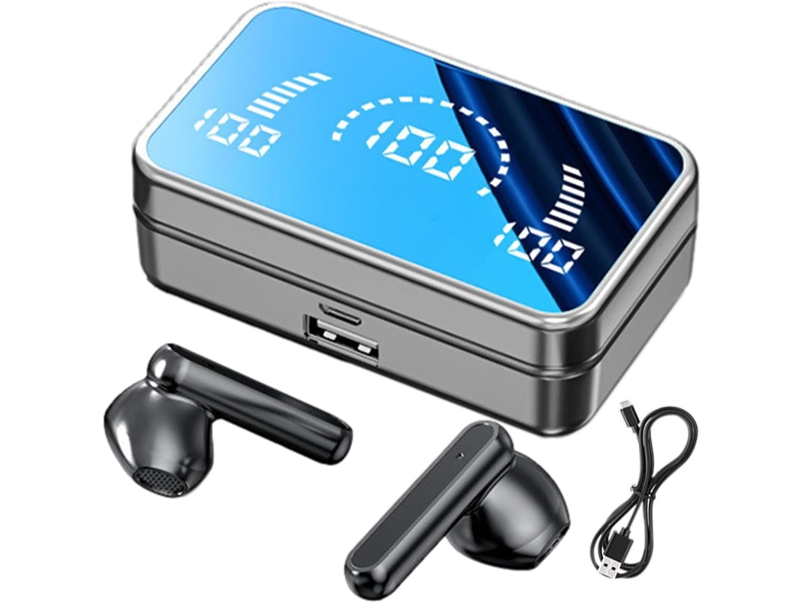 Fones De Ouvido Sem Fio Com Cancelamento Ruído, Design À Prova De Suor E Bluetooth 5 2