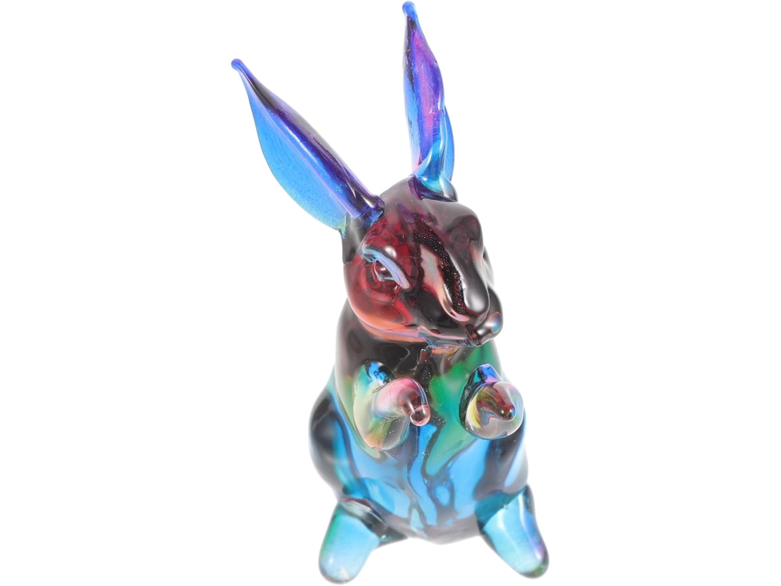 Cristal e Artesanato Primorosos Resultam em um Design Exclusivo com uma Delicada Miniatura de Coelho, Perfeita como CHABERLU