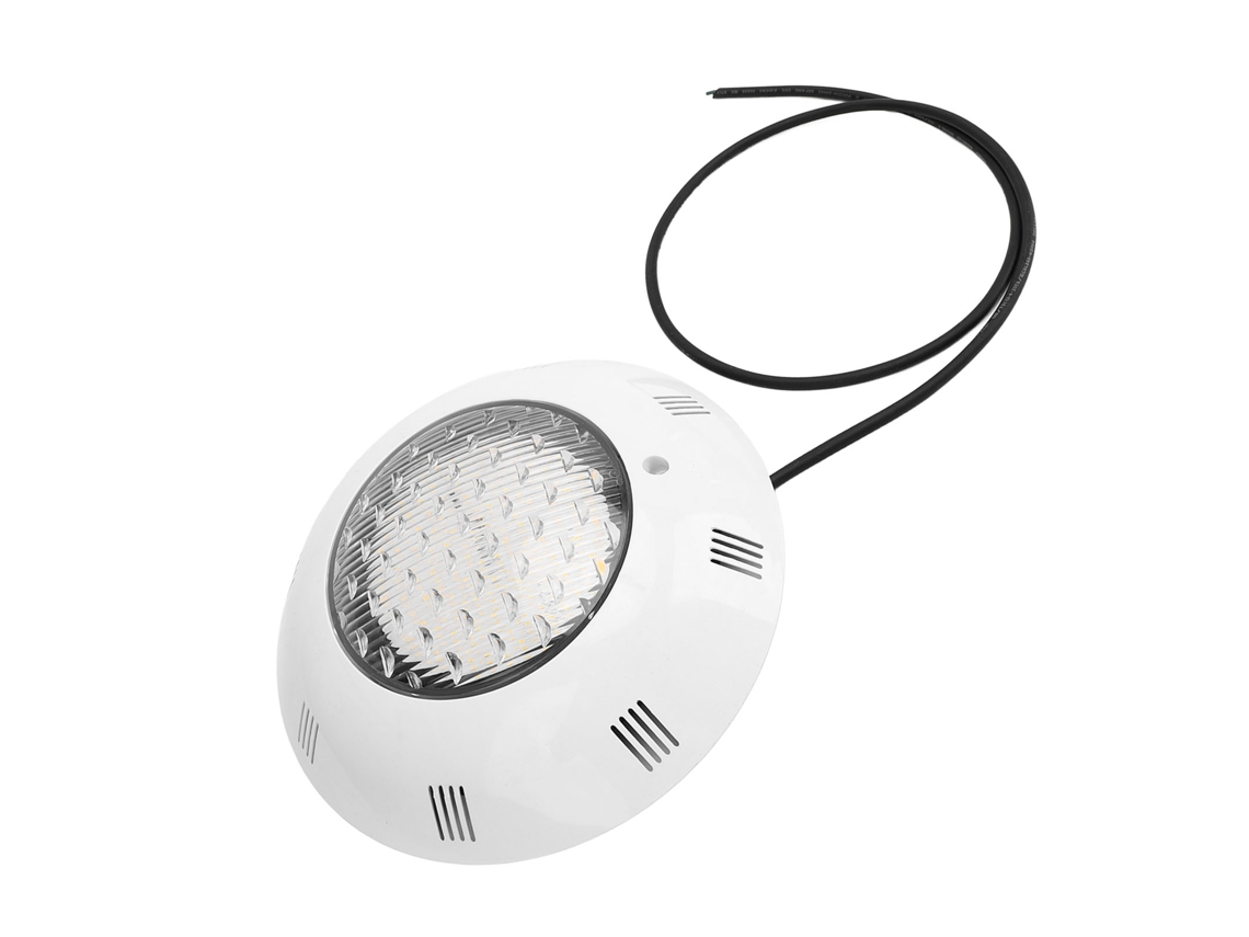 Luzes Led Piscina 12v Ip68 Submersíveis Aquecedas Brancas 9w Parede
