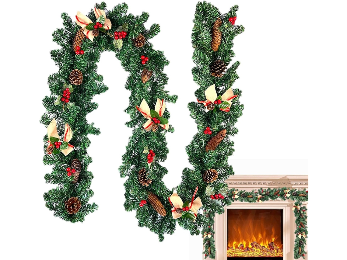Guirlanda De Natal Com Pinhas, Decoração De Interiores, Centro De Mesa, | 2,