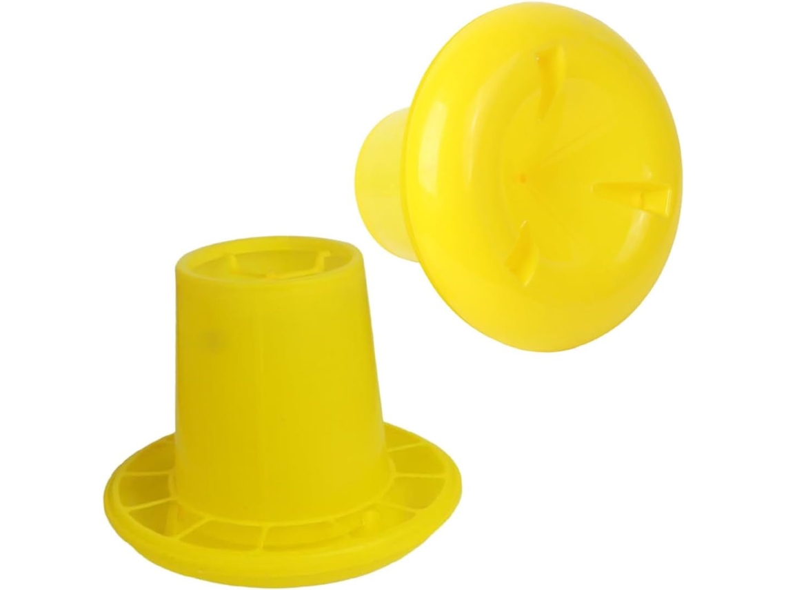 Conjunto De 2 Comedouros Para Galinhas E Aves, Fácil De Usar.