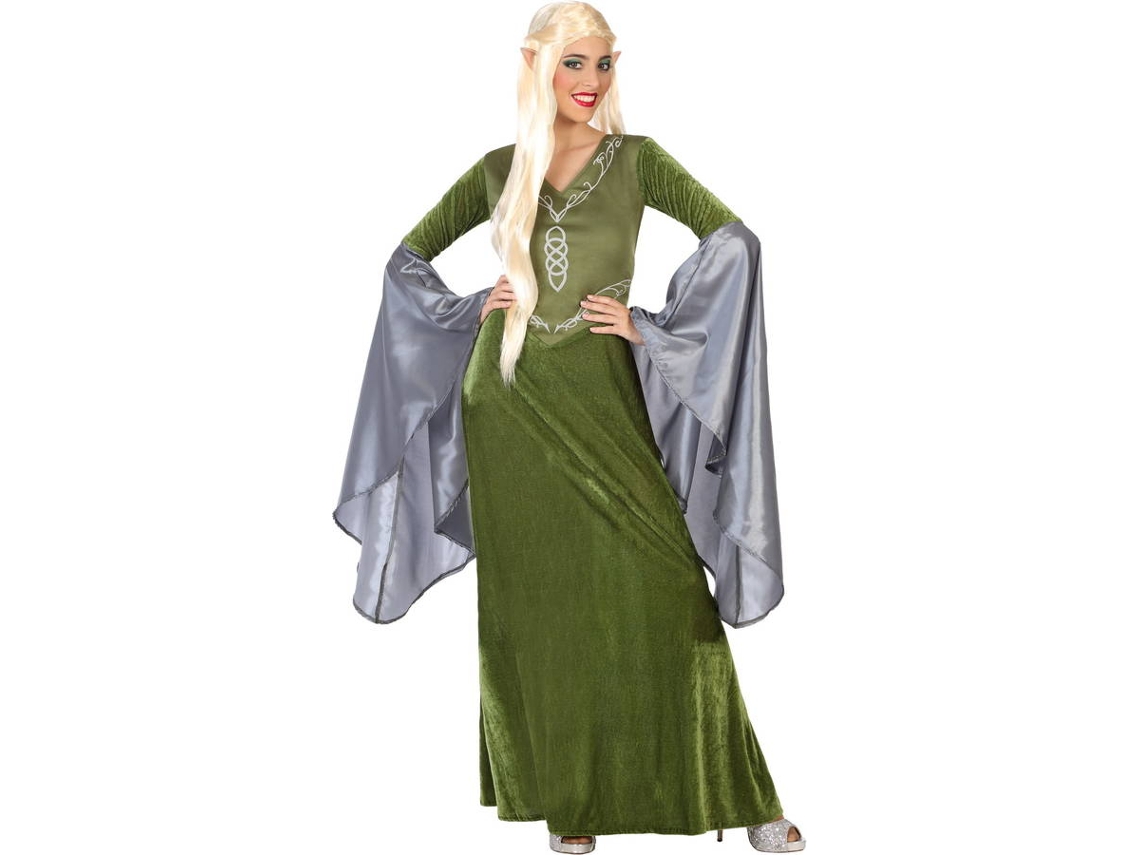 Fato de Mulher DISFRAZZES Elfo Verde (Tam: S)
