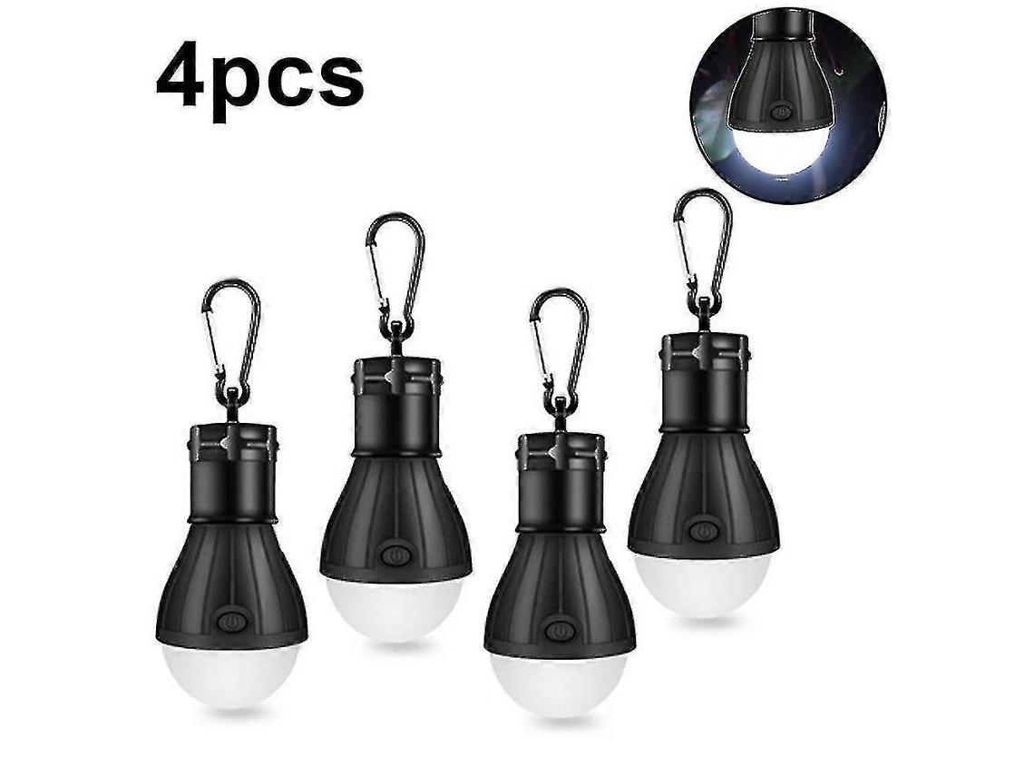 Omni-4 Lâmpadas De Camping De Emergência Portáteis Impermeáveis Com 3 Modos, Baterias Aaa, 60 Lúmenes, Material Abs