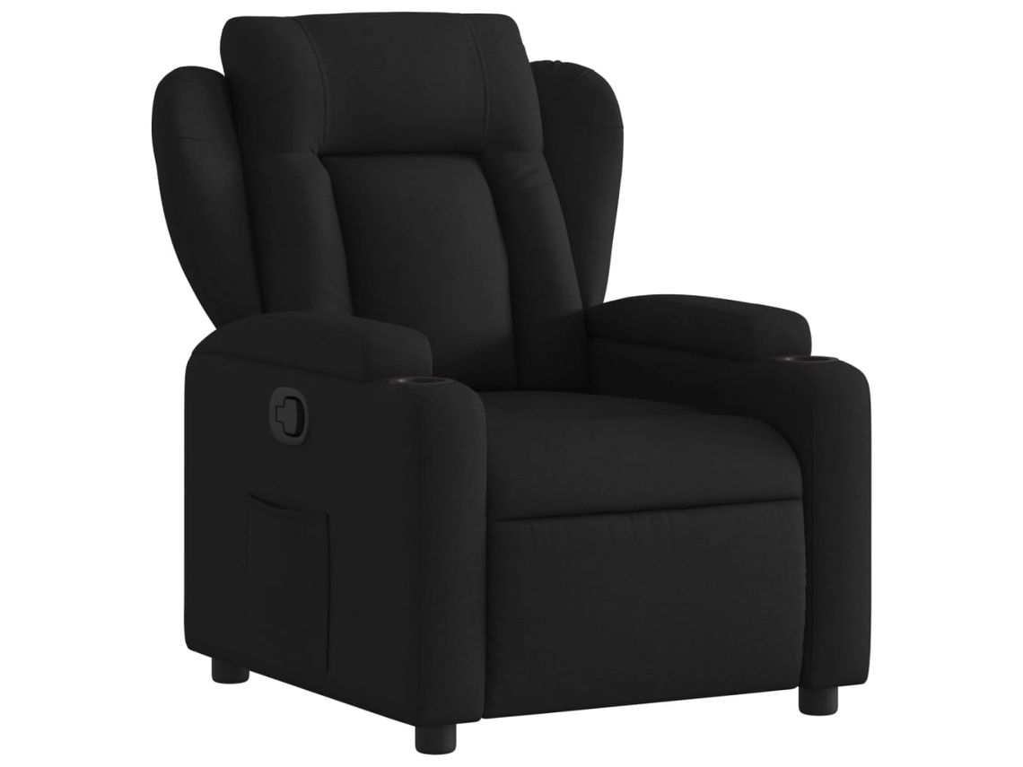 Recliner Chair, Recliner Chairs Vidaxl Preto Tecido